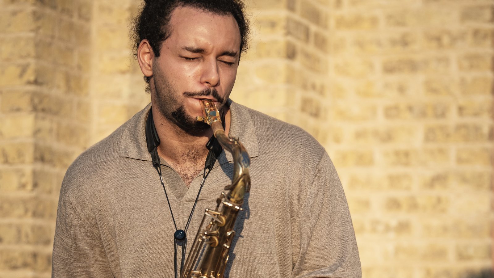 Saxophoniste au coucher du soleil